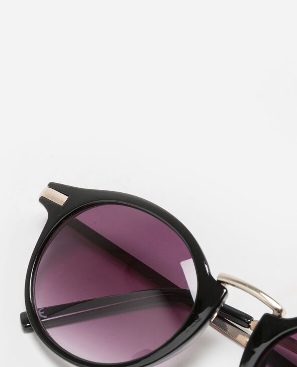 Lunettes de soleil rondes noir - Pimkie