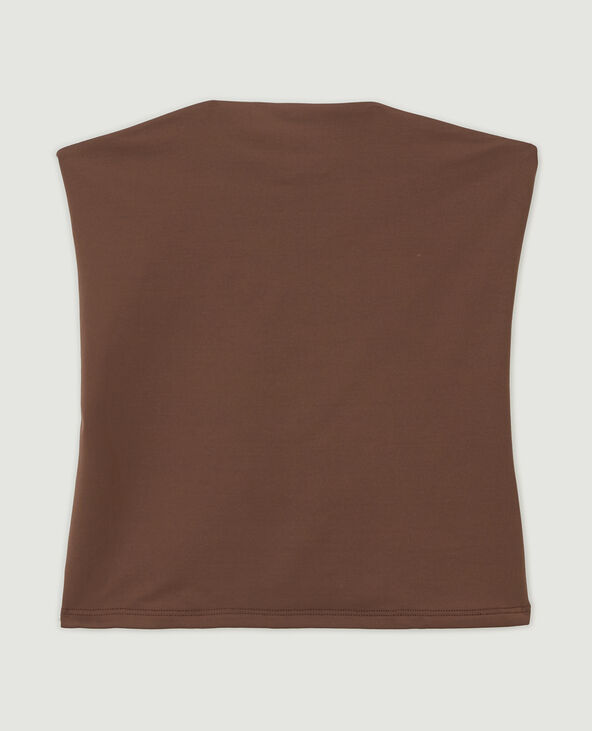 Top bustier marron - Pimkie