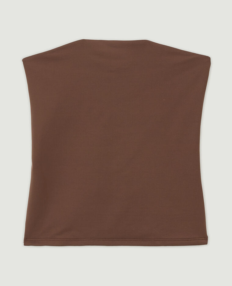 Top bustier marron - Pimkie