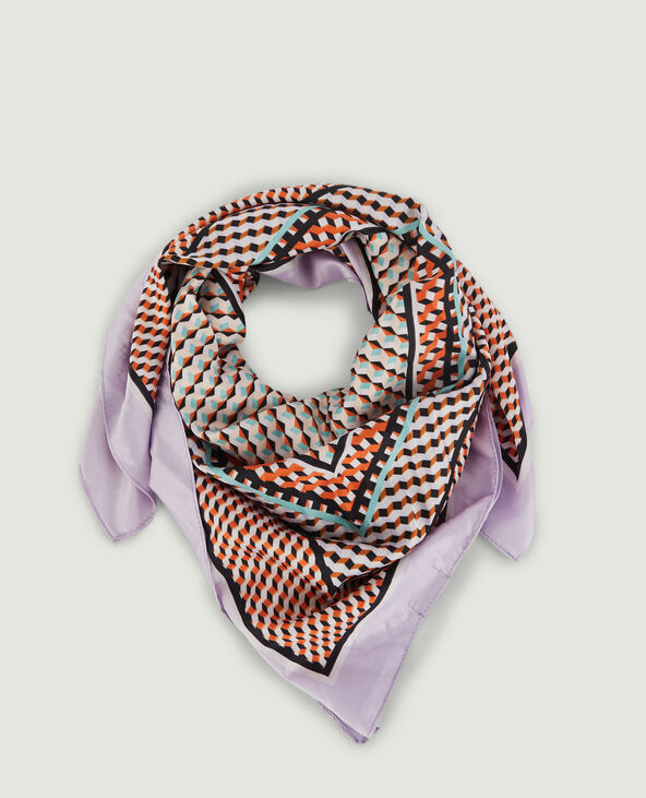 Foulard imprimé violet - Pimkie