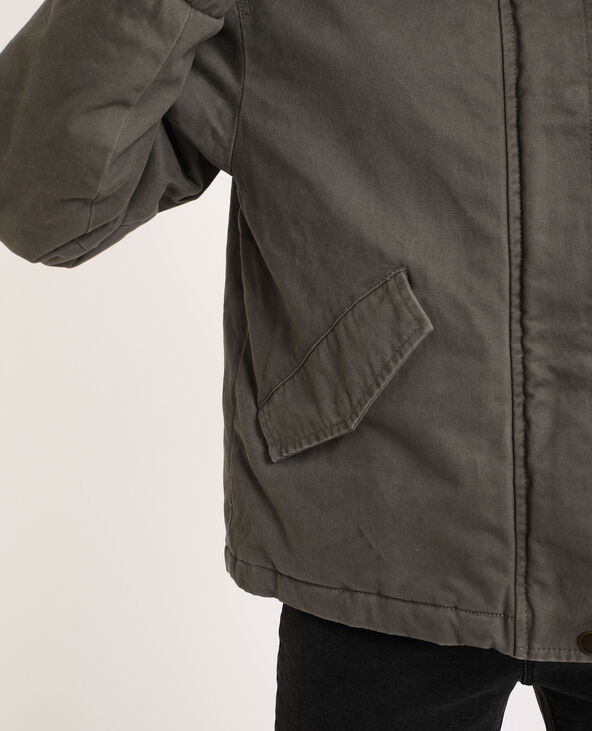 Parka courte à capuche vert kaki - Pimkie