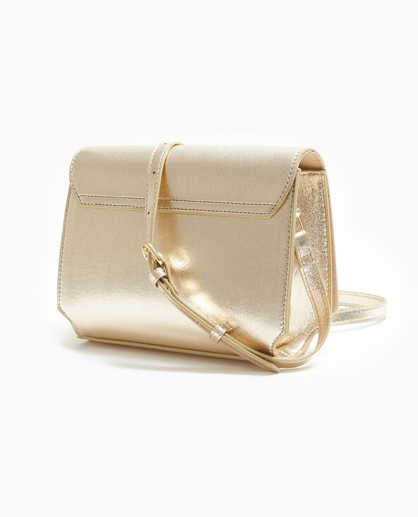 Sac boxy avec détail métal sur rabat doré - Pimkie