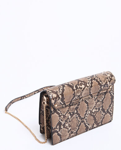 Petit sac python marron - Pimkie
