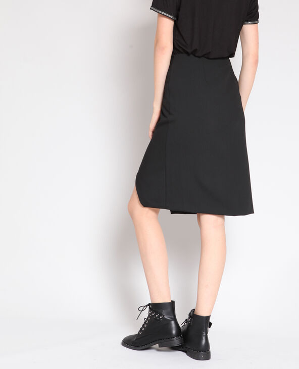 Jupe noir bouton on sale