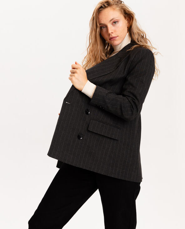 Veste blazer gris foncé - Pimkie