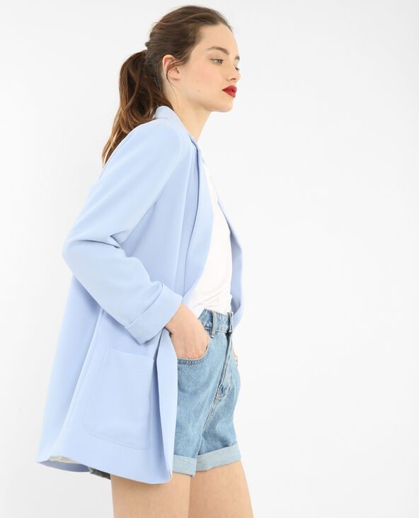 Blazer en crêpe violet - Pimkie