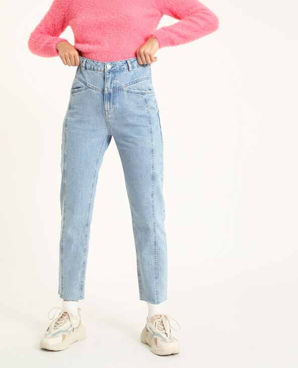 Jean droit taille haute Pimkie