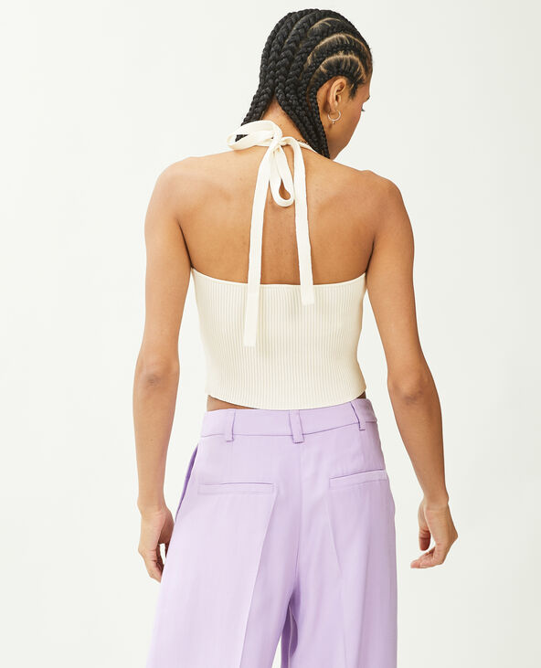 Dos-nu en maille beige - Pimkie