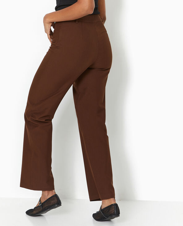 Pantalon droit city marron - Pimkie