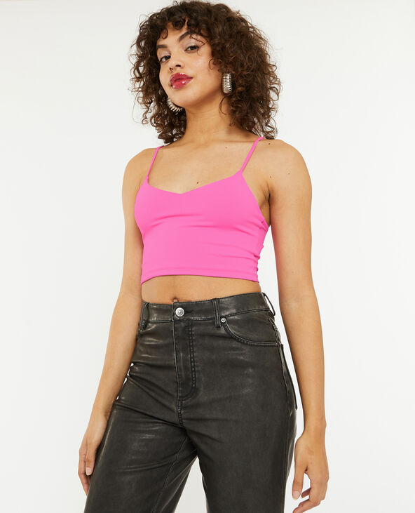 Brassière à fines bretelles lilas - Pimkie