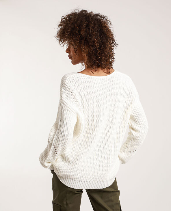 Pull large a col V