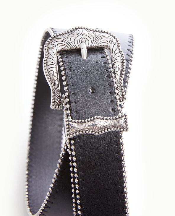 Ceinture avec boucle western noir - Pimkie