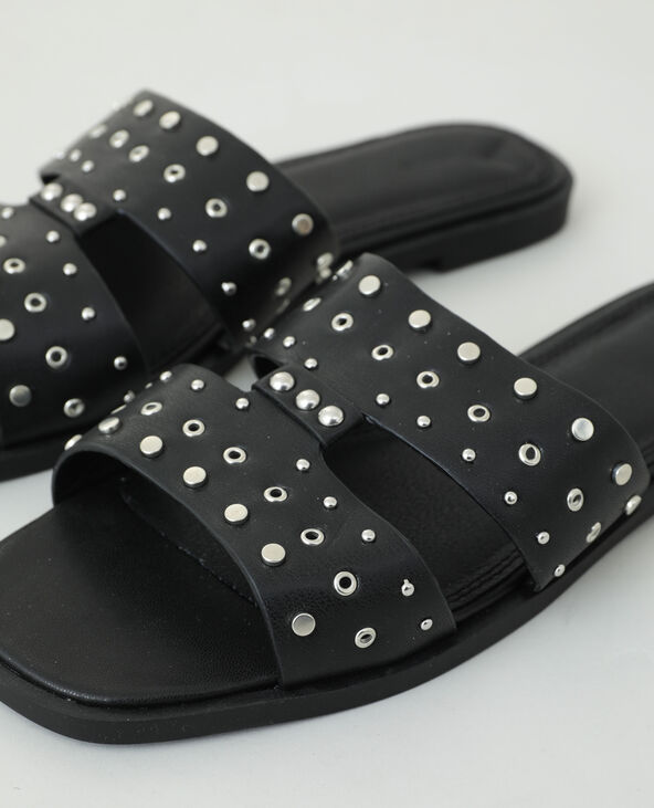 Mules cloutées noir - Pimkie