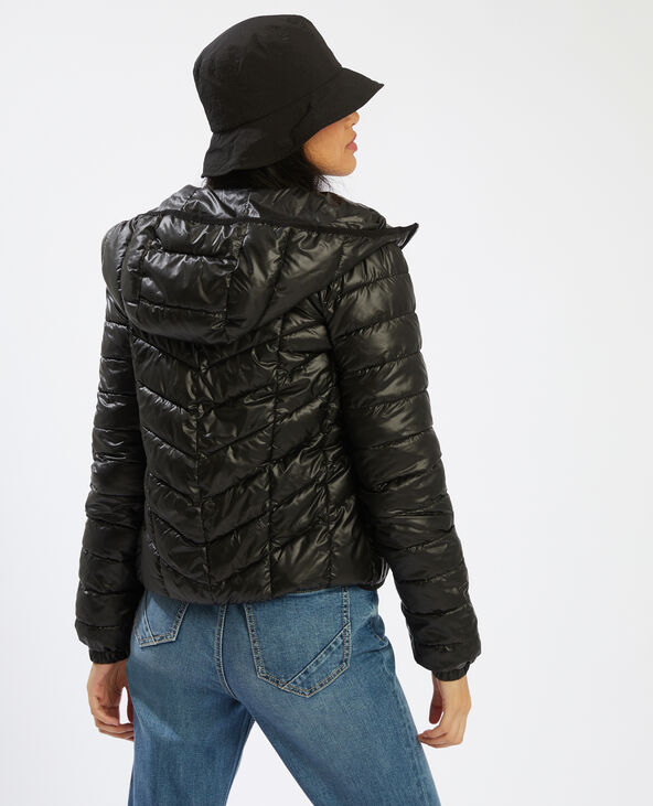 Doudoune fine brillante noir - Pimkie