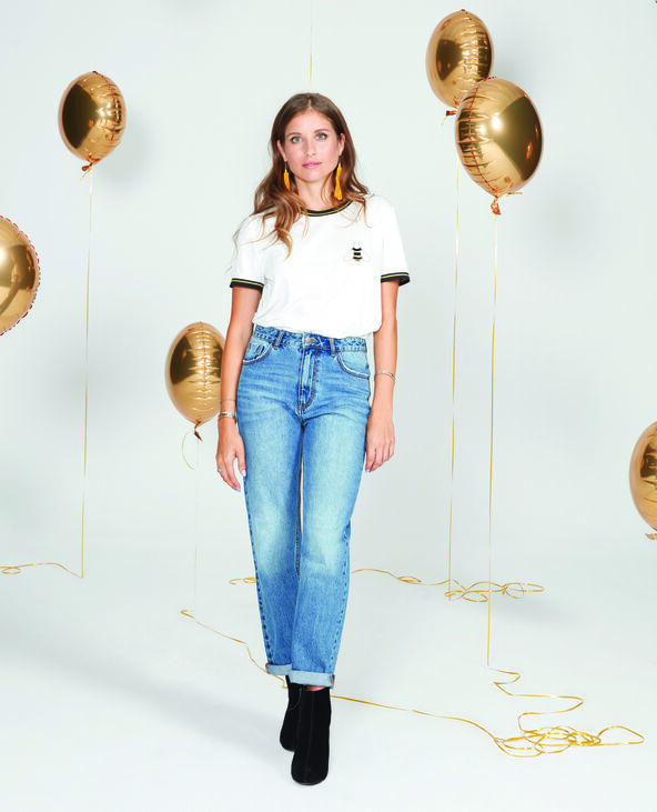 T-shirt Cathy Hummels blanc - Pimkie