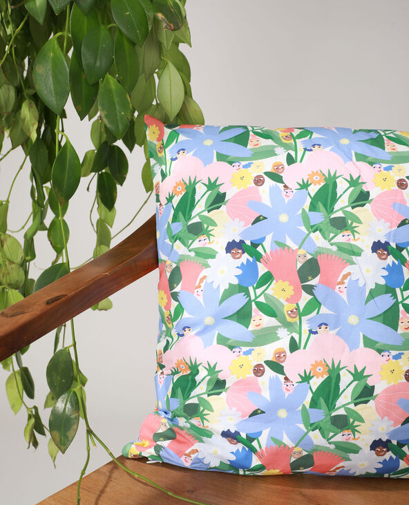 Housse de coussin ALL OVER - Collab Lavilletlesnuages jaune - Pimkie