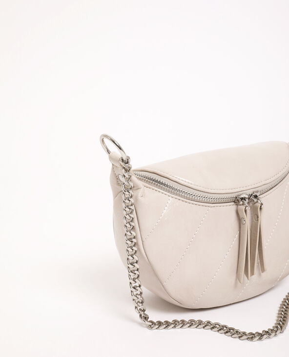 Sac demi-lune blanc - Pimkie
