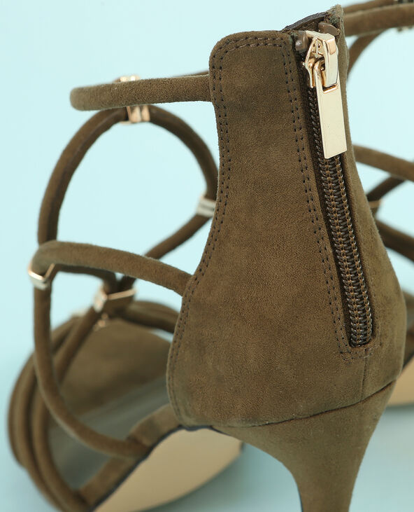 Sandales à talons taupe - Pimkie