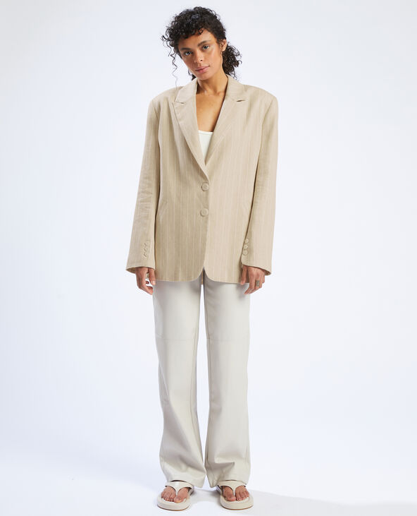 Blazer oversize lin raye Pimkie