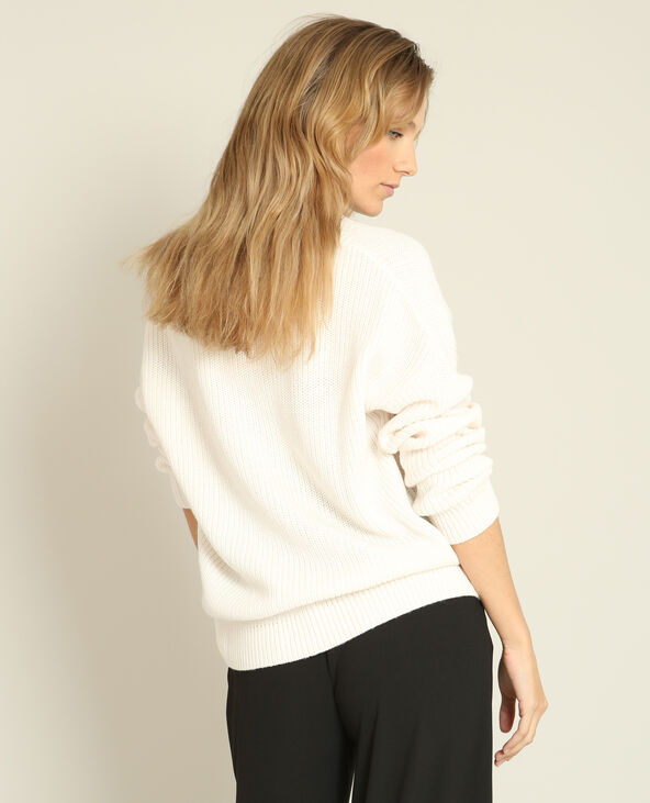 Pull basique écru - Pimkie
