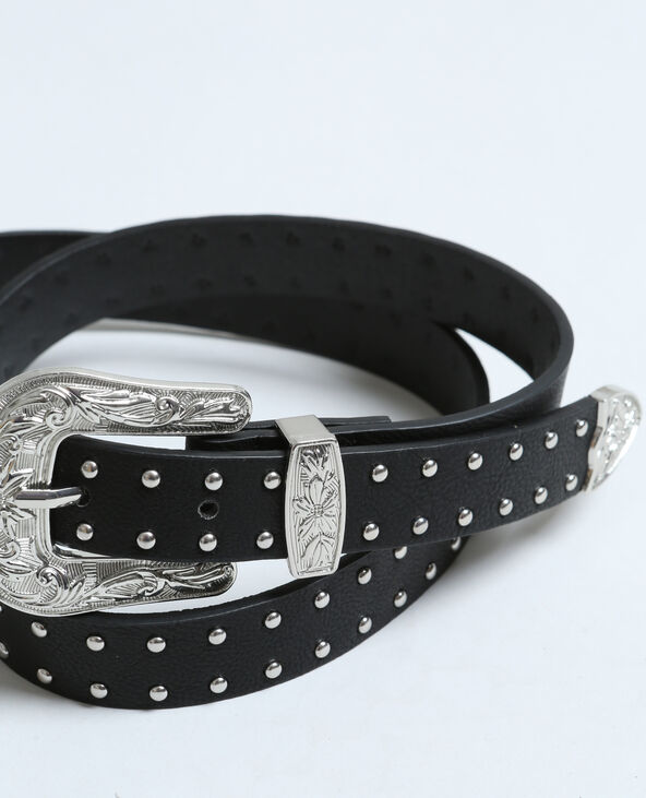 Ceinture cloutée noir - Pimkie
