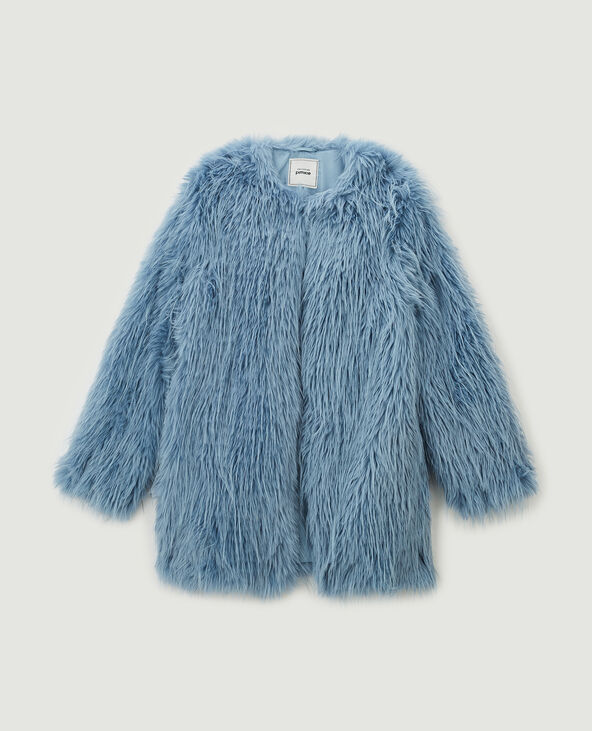Manteau en fausse fourrure