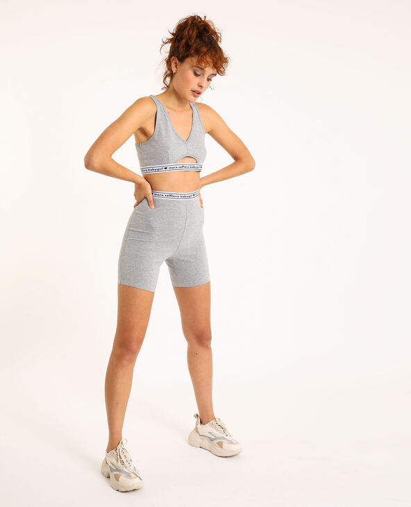Brassière lounge wear gris chiné - Pimkie