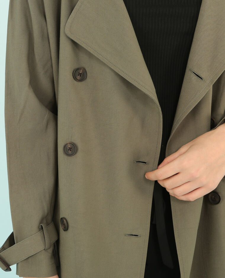 Trench fluide kaki - Pimkie