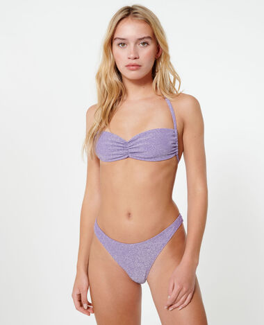 Haut de maillot de bain bandeau violet - Pimkie