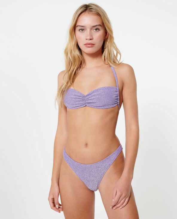 Haut de maillot de bain bandeau violet - Pimkie