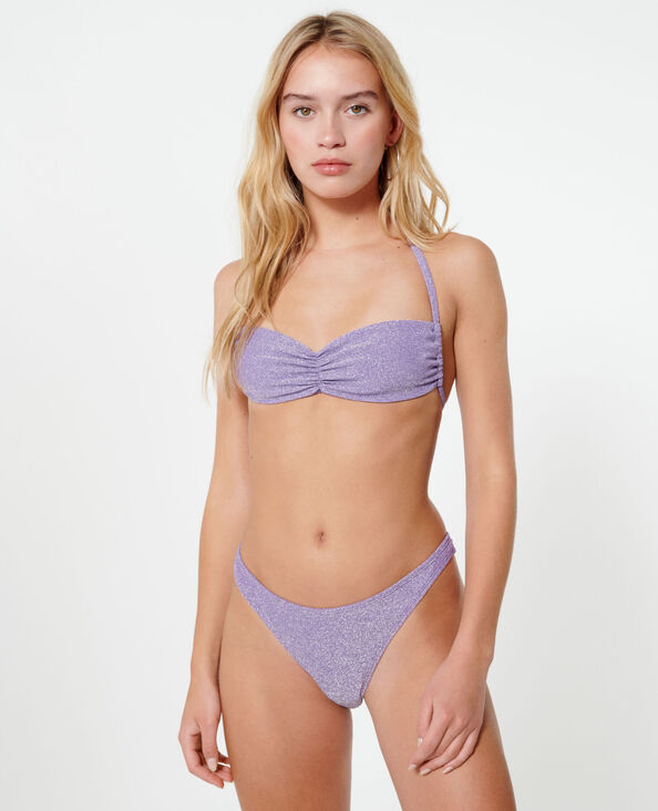 Haut de maillot de bain bandeau violet - Pimkie