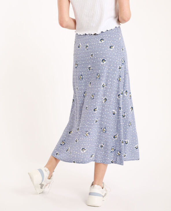 Jupe longue hotsell a pois h&m