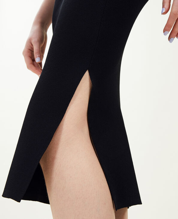 Robe tube en maille noir - Pimkie