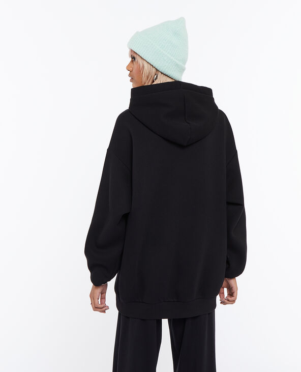 Sweat capuche oversize One Piece noir - Pimkie