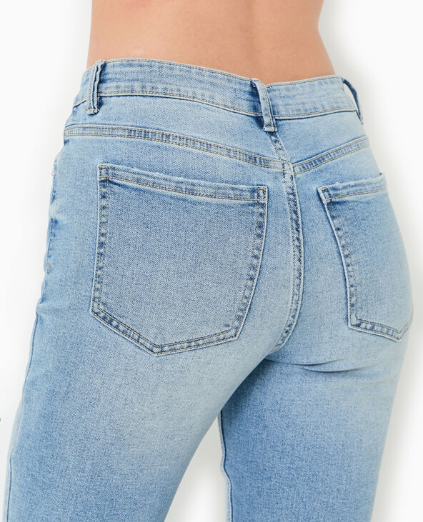 Jean skinny taille haute bleu clair - Pimkie