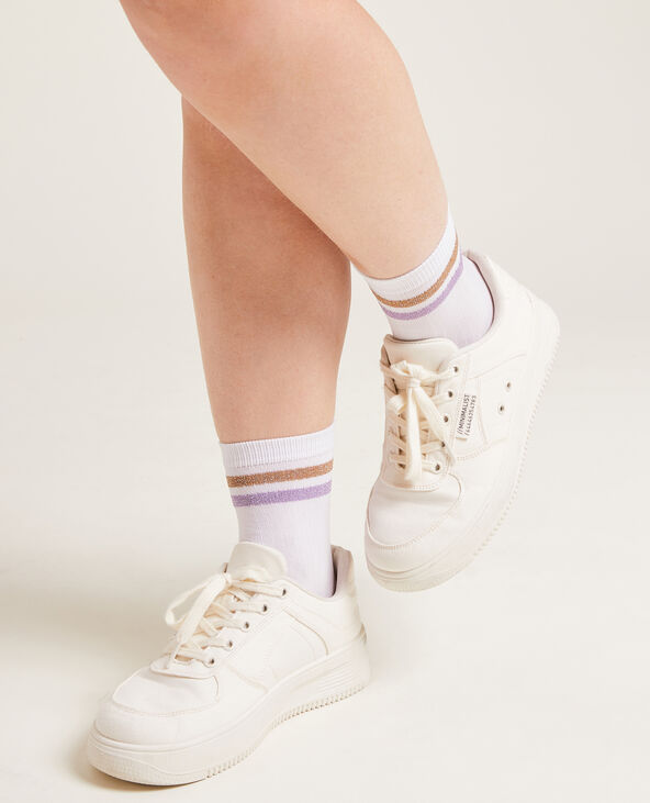 Lot de 2 paires de chaussettes blanc - Pimkie