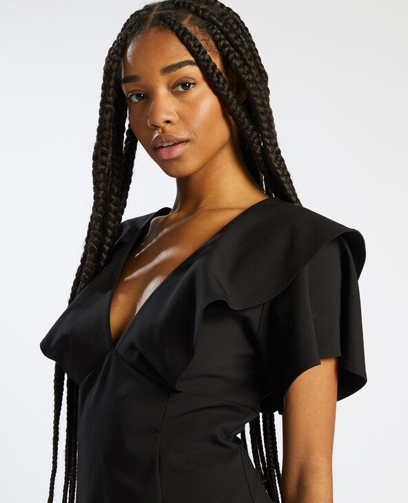 Robe à manches courtes noir - Pimkie