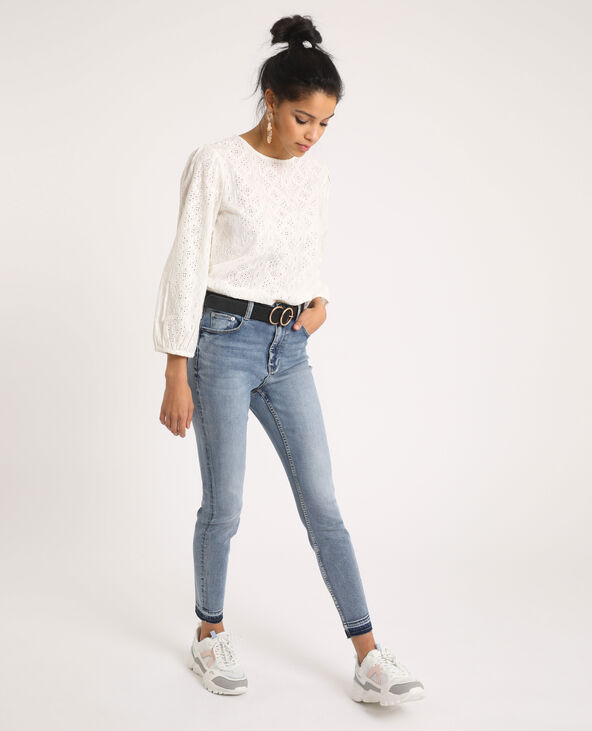 Blouse brodée blanc - Pimkie