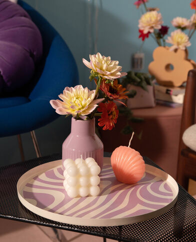 Plateau zébré violet - Pimkie