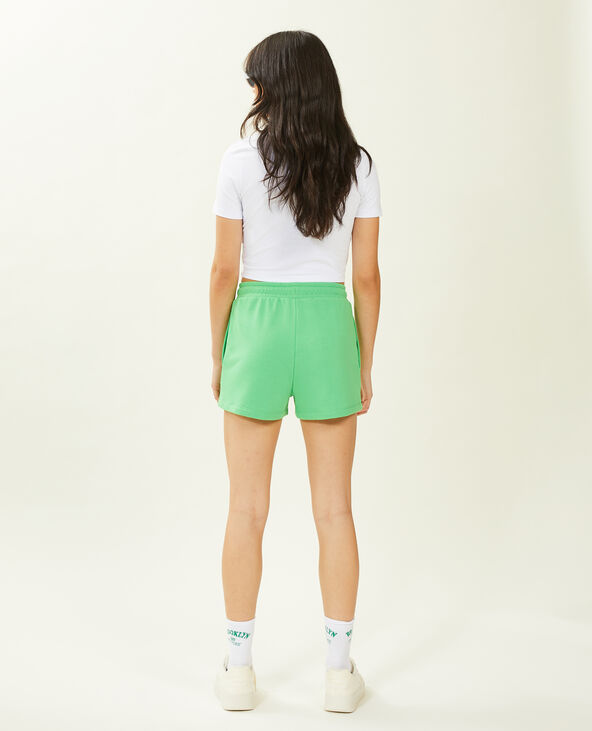 Short en molleton vert - Pimkie