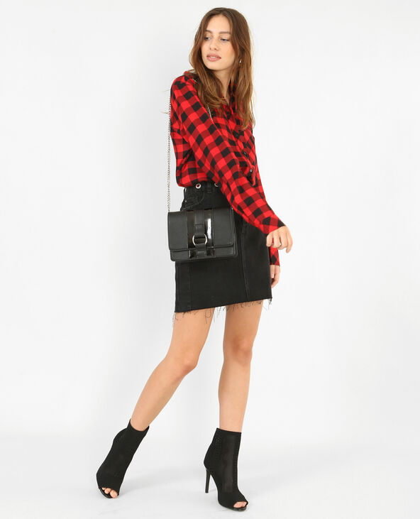 Chemise à carreaux rouge - Pimkie