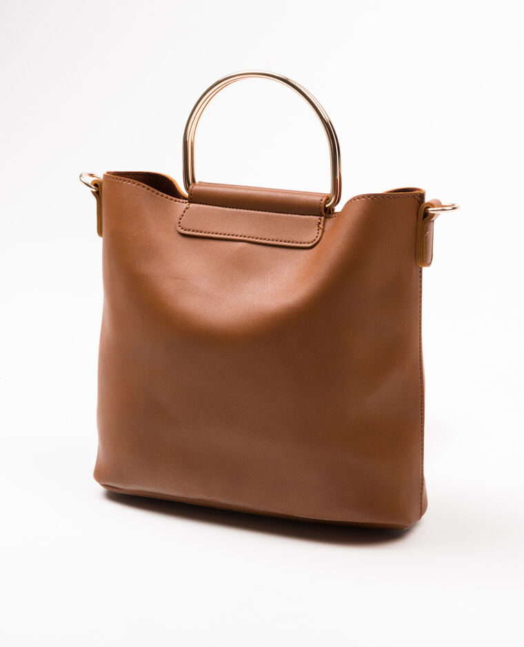 Sac anses métalliques camel - Pimkie