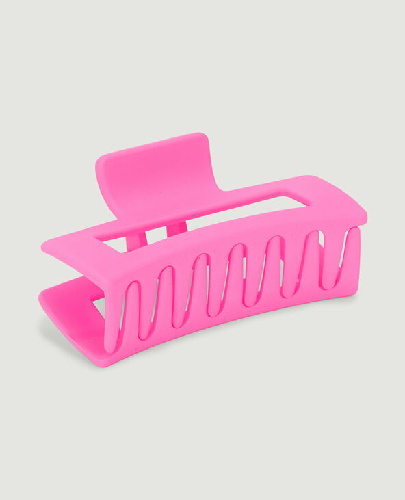 Pince crocodile rose fuchsia - Pimkie