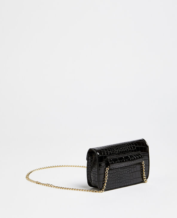 Sacoche banane croco noir - Pimkie
