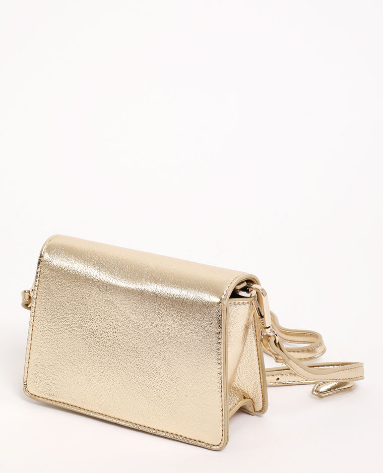 Mini sac boxy doré - Pimkie