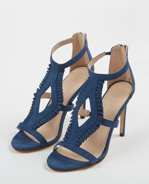 Sandales à talons bleu - Pimkie