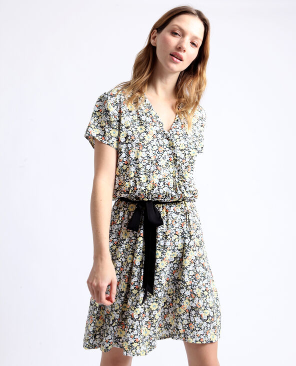 Robe fleurie noir - Pimkie