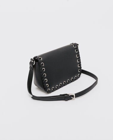 Sac boxy à œillets noir - Pimkie