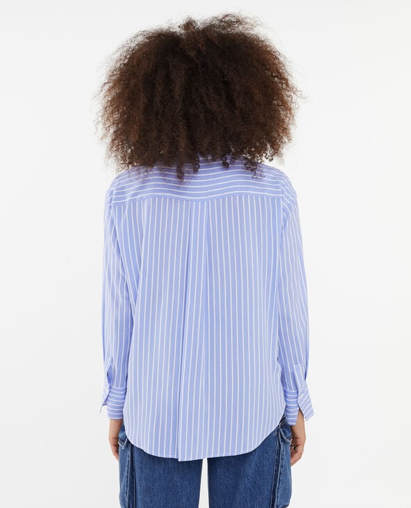 Chemise ample rayée bleu - Pimkie