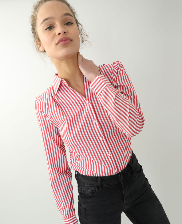 Chemise à épaulettes blanc - Pimkie